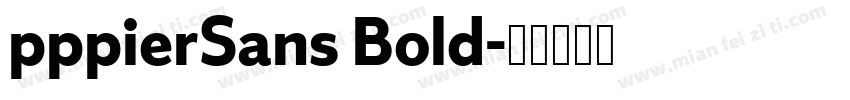 pppierSans Bold字体转换